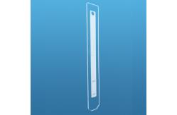 China Customized Fused Silica Quartz Glass Plate Transparent Frosted Bores supplier