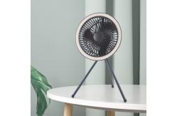 China Customized Foldable Pedestal Fan Rechargeable Portable USB Tripod Stand Fan supplier