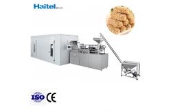 China CE PLC Control Automatic Chocolate Making Machine Oatmeal Chocolate Production Lines supplier