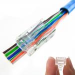 1000Base-T EZ 8p8c RJ45 Connector Utp Cat6 Rj45 Modular Plug
