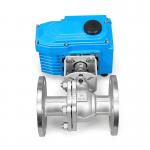 OEM Electric Motorized Butterfly Valve Flange Type 10 Year Warranty for sale