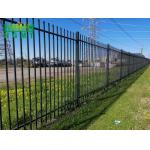Wrought Picket Top Tubular Metal Fence Garden 6 Ft Tall Durable Prefabricated for sale