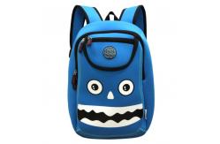China Cartoon School Personalized Kids Backpack Double Shoulder Monster Shape supplier