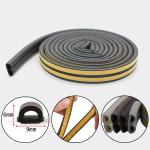 Multifunction EPDM Rubber Seals Self Adhesive Foam Weatherstrips Draught Excluder
