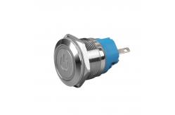 China 19mm Momentary Push Button Switch Waterproof IP66 5 Pin Terminal supplier