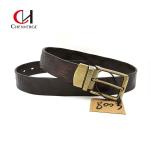 Cowhide Genuine Brown Leather Belt Womens Width 34mm Practical for sale