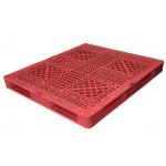 Food Grade Anti Slip Hdpe Plastic Pallets Euro Type Flat Top Hygienic for sale