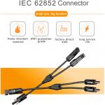 Dustproof 1 Pair 16awg Solar Y Branch Connectors