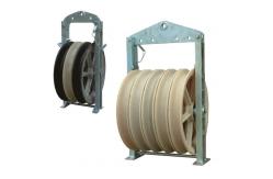 China 660mm Nylon Wheel Bundled Conductor Stringing Block Pulley supplier