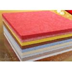 9 mm Thickness Red Polyester Fiber Acoustic Panels For Cinema OEM for sale