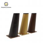 Decorative Modern Sofa Bed Feet Metal Table Legs Round Wood Grain Colorful Furniture Legs for sale