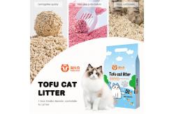 China OEM Flushable Tofu Cat Litter Fiber Soy Eco Friendly Cat Litter supplier
