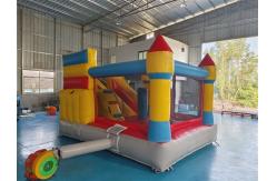 China Party Inflatable Combo House Children Outdoor Inflatable Jumping Castle With Dry Slide supplier
