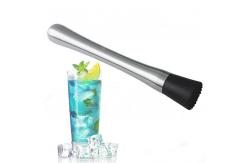 China 8.26 Inch Stainless Steel Cocktail Muddler Fruit Based Drinks Mojitos Muddler supplier