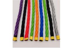 China 500m Length Polyester Combination Rope 4 Strand Playground Rope supplier