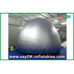 Silver Round  5m Inflatable Planetarium Dome With Projection Cloth Projection Tent for sale