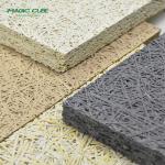 Conference Room Sound Absorbing 15mm/20mm Thickness Indoor Installation Hexagon Wool Wood Panel for sale