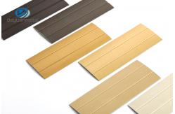 China T6 Aluminium Floor Edge Trim CQM Approved Electrophoresis Treatment supplier