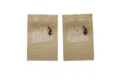 China Paper Kraft Bag Stand up Zipper Kraft Paper Pouch Waterproof Zipper Sealed Resealable supplier
