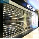 4000mm Width 2.2mm PC Panel Aluminum Clear Roller Shutters