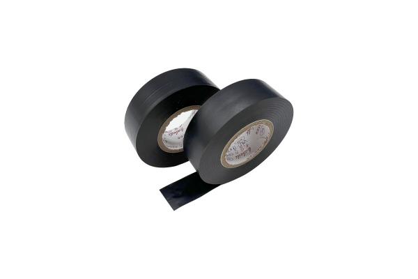 Black Insulation PVC Tape , Electrical Tape For Wiring Harness 25m Length