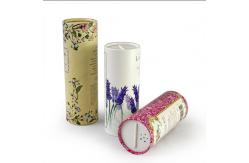 China Gold stamping Paper Tube Packaging For Powder / Spice With Sieve Cover supplier