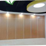 Wooden Sliding Sound Proof Partitions / Meeting Room Movable Wall Panel for sale