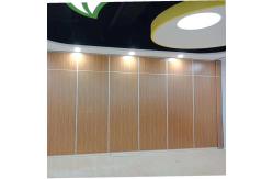 China Classroom Soundproof Folding Partition Walls , American Style Acoustic Movable Partition supplier