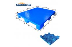 China Single Side Nestable Plastic Pallet 120*120cm Polyethylene Plastic Skids supplier