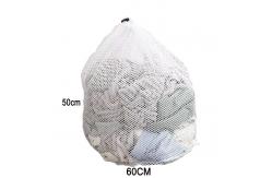 China Drawstring Binding Mesh Laundry Bag Polyester Material 50cm×60cm supplier
