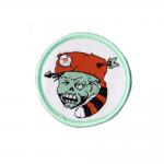 Twill 3D Embroidery Iron On Jean Patches Custom Sew On Badges