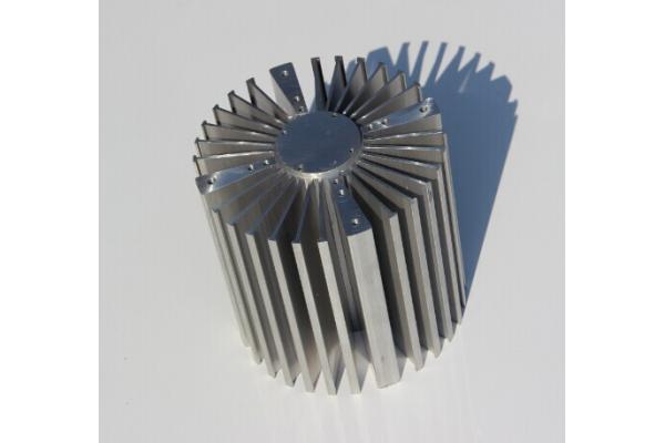 Anodized 6061 / 6060 Aluminium Heatsink Extrusions With Finished Machining