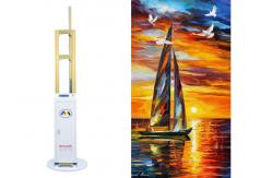 China Hyperbolic Banner Sensors Auto Tracing Mural Printing Machine Bi Directional Painting supplier