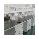 Alkali Resistant Polypropylene Lab Bench Island Workstation H850mm