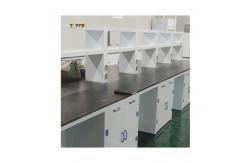 China Alkali Resistant Polypropylene Lab Bench Island Workstation H850mm supplier