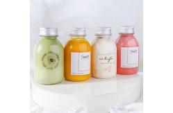 China Square Eco Friendly Juice Bottles , Plastic Juice Bottles With Lids 400ml supplier