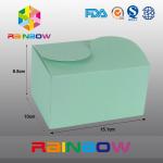 Green Kraft Paper Box For Gift Packaging , Customized Printing And Size for sale