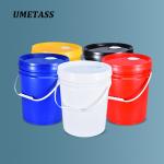 Sample 18L Chemical Large Plastic Water Bucket Pail with Lid and Handle for sale