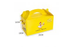 China Takeout fried chicken box food grade customized logo biodegradable white cardboard packaging box supplier