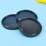 PE Black FDA Recycling 83mm Plastic Tin Can Covers for sale