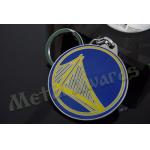 Circle Design Bridge Metal Key Chains Metal Key Fobs Hard Enamel Customize Logo