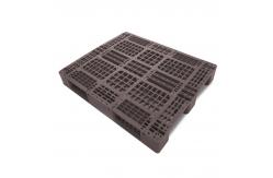 China Industrial Stackable Heavy Duty HDPE Plastic Euro Pallet For Forklift supplier