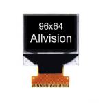 High Contrast 96x64 Oled Display , Monochrome Oled Display QG-9664K for sale