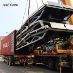 10 Tons Mobile Dock Ramp Diamond Mesh Hydraulic Loading Dock Ramps