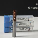 Solid Carbide Dry Wet Machining 8mm Universal 4 Flutes Flat End Mill Φ8x20x8Dx60mm for Cutting Carbon Steel and Low-Carbon Alloy Steel for sale