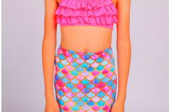 China 6-14 Years Old Child's Mermaid Tail Costume 80% Spandex 20% Polyester supplier