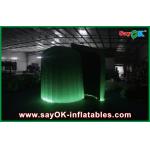 Photo Booth Wedding Props Color Change Waterproof Inflatable Trade Show Booth Dome With Led for sale