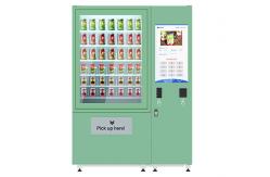 China Automatic Fruit Fresh Salad Vending Machines 32 Inch Screen With Refrigeration supplier