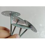 50mm Round Perforated Base Insulation Anchor Pins With Self Locking Washers