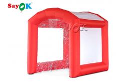 China Inflatable Intergrated Disinfection Tent In Supermarket Red And White supplier